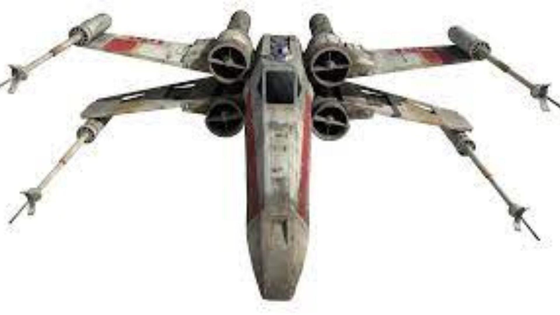 X-wing starfighter from the movie Star Wars