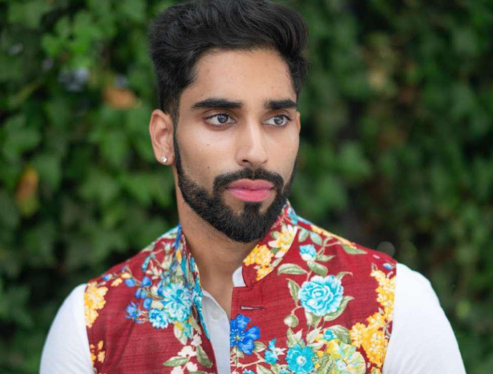 Prayag Mishra looks off into the distance
