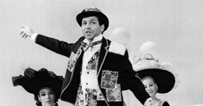 Photo of Frank Sinatra, Jr. performing on The Red Skelton Show.