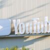 A large YouTube sign is pictured on a building in Playa Vista, California